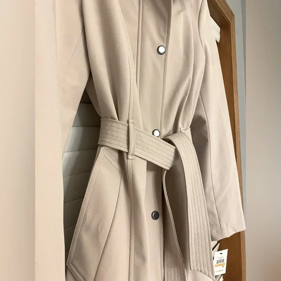 ✨NWT! Marc New York Hooded Trench Coat in Blush - Picture 12 of 16